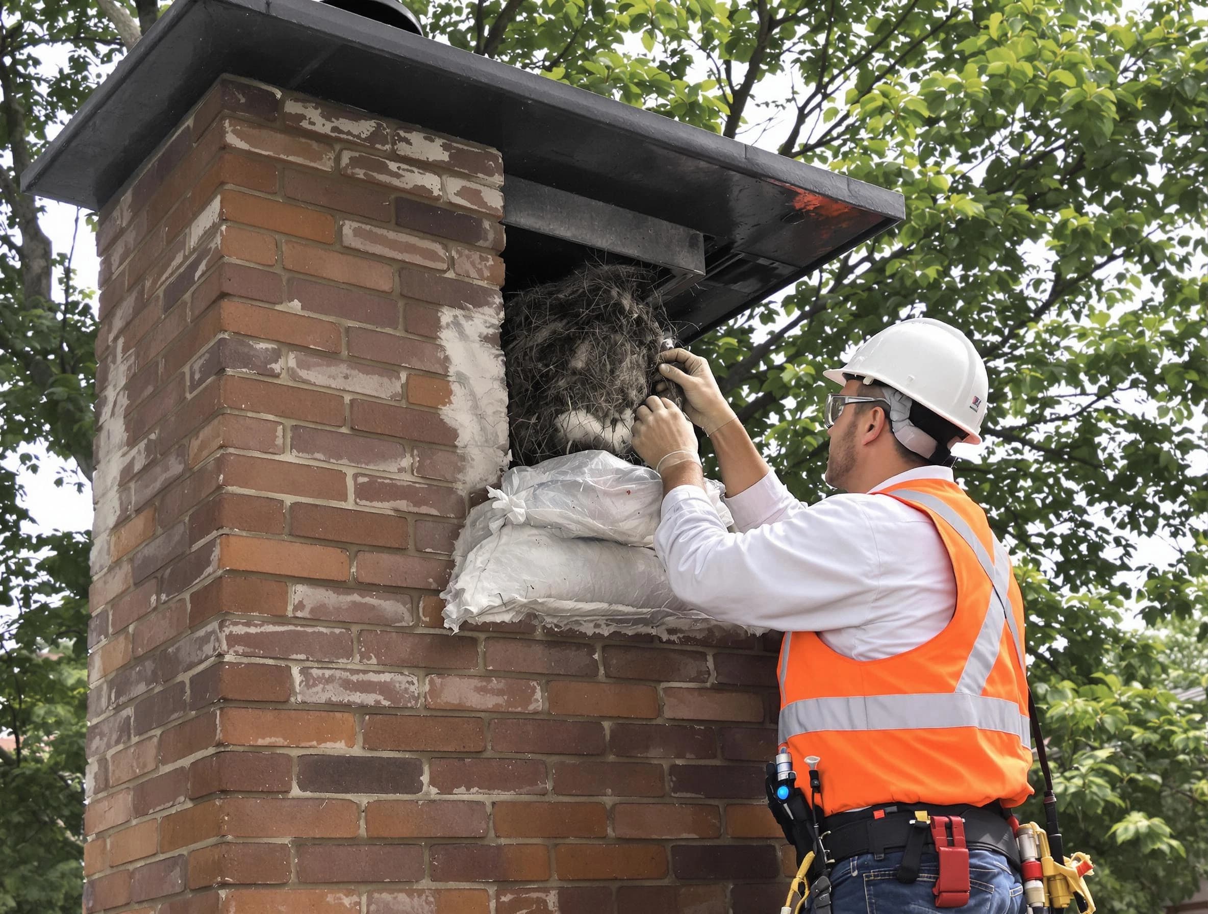 Humane removal of debris and animals by Buffalo Chimney Sweep in Buffalo, PA