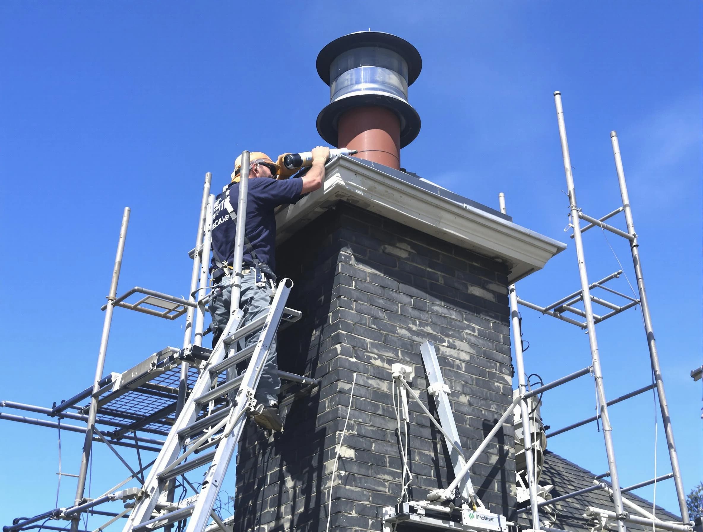 Sturdy chimney crown finished by Buffalo Chimney Sweep in Buffalo, PA