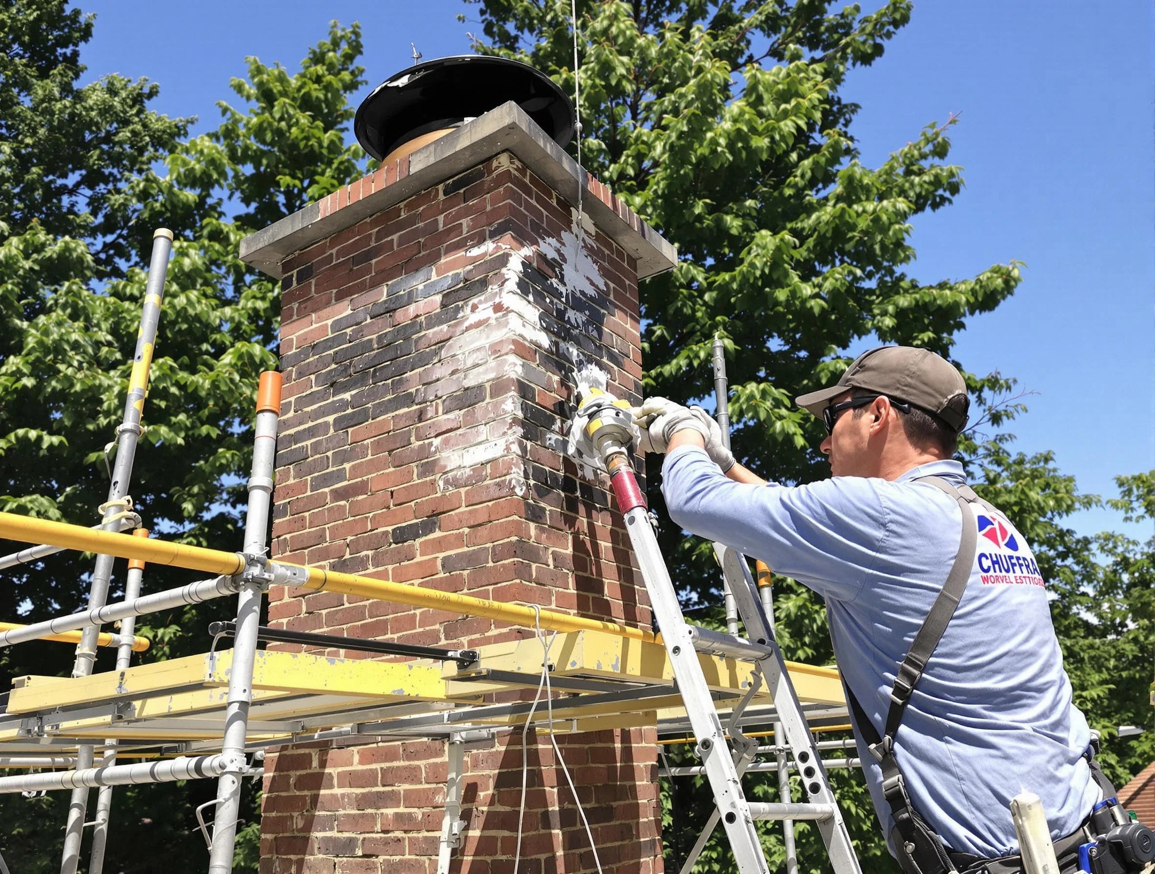 Structural chimney repair by Buffalo Chimney Sweep in Buffalo, PA