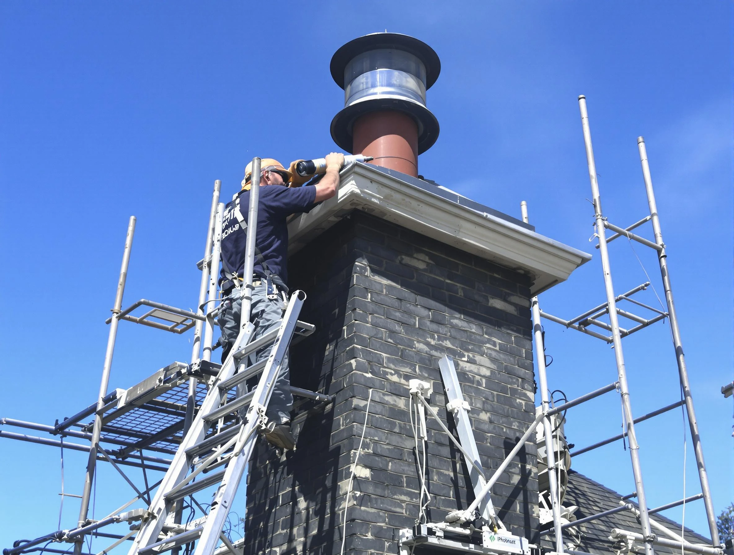 Sturdy chimney crown finished by Buffalo Chimney Sweep in Buffalo, PA