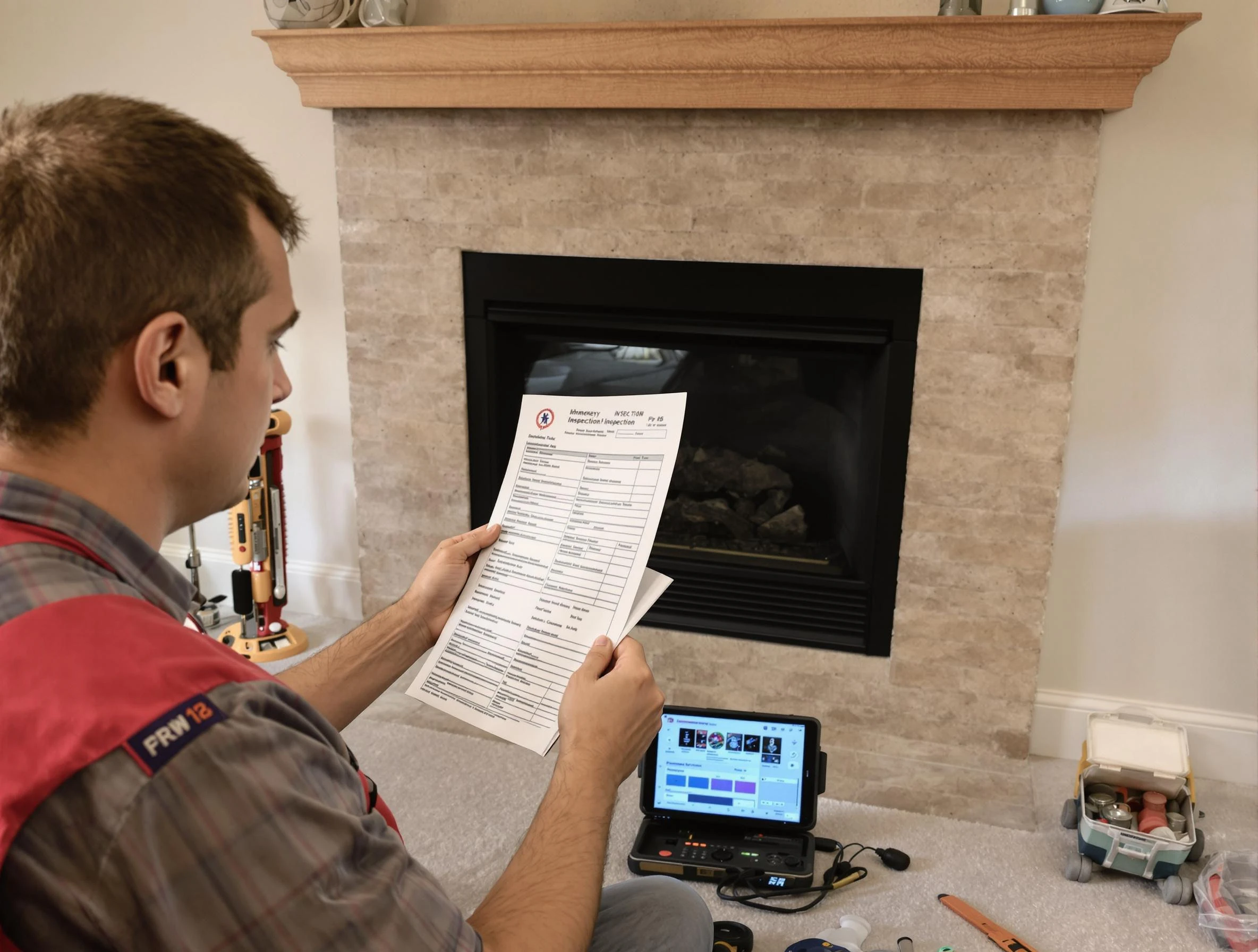 Thorough chimney inspection by Buffalo Chimney Sweep in Buffalo, PA