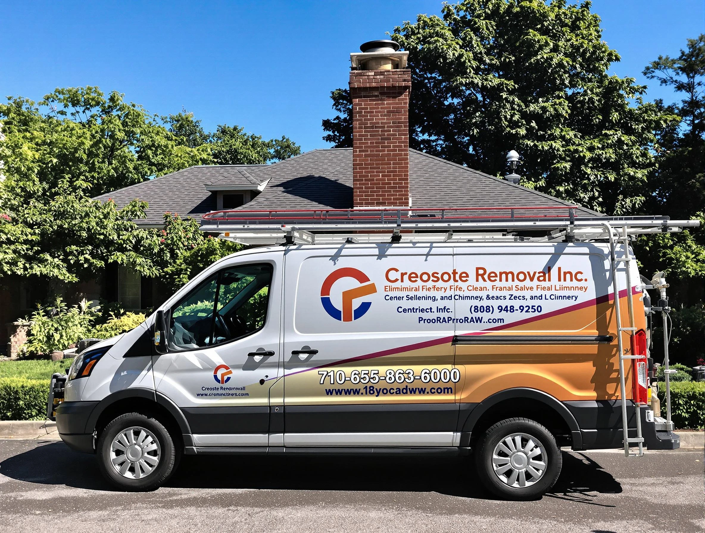 Buffalo Chimney Sweep technician removing creosote safely in Buffalo, PA